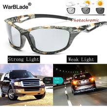 WarBLade Photochromic Sunglasses Men Driving Polarized Chameleon Discoloration Sun glasses Camo Frame Eyewear For Men Anti-glare 2024 - buy cheap