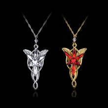 dongsheng Movie Jewelry Crystal Twilight Star Arwen Evenstar Pendant Necklace Women Princess Long Chain Collier Gift -30 2024 - buy cheap