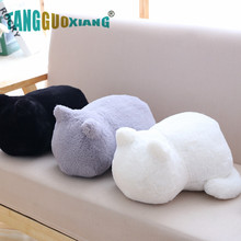 Kawaii pelúcia gato brinquedos com pessoal bonito sombra gato bonecas crianças presente boneca adorável animal brinquedos 3 cores decoração para casa almofadas macias 2024 - compre barato