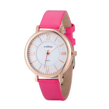 Relogio femenino 2018 Relojes Mujer Simple de cuero de moda Casual reloj de pulsera de cuarzo analógico mujer reloj de señoras vestido de regalo # C 2024 - compra barato