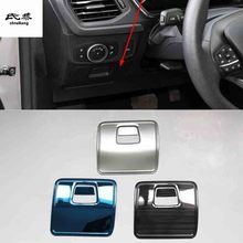 Free shipping 2pcs/lot Stainless steel driver side glove box decoration cover for 2019 Ford FOCUS 4 MK4 car accessories 2024 - buy cheap