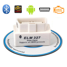 Yibaisite диагностический инструмент мини-elm327 Bluetooth OBD2 сканер ELM 327 для протоколов OBD2 2024 - купить недорого