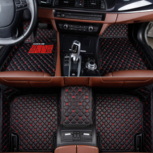 custom car floor mats for rx570 rx470 Q7 land cruiser carpets custom mats Carpets in the auto 3d leather car-styling rus liners 2024 - buy cheap
