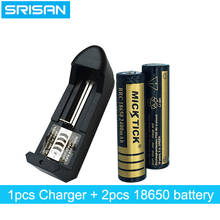 2Pcs 18650 3.7V 2400mAh Battery batteries lithium Li Ion Rechargeable Flashlight+18650 16340 14500 AA AAA universal charger 2024 - buy cheap