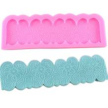 European Heart Pattern Cake Molds Chocolate Moulds  Kitchen Baking Cake Tool DIY Silicone Sugar Decoration Fondant Lace Mold 2024 - buy cheap