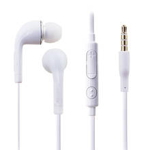 In-Ear Wired Earphone Stereo Music Earphones With Volume Control And Microphone 3.5MM Jack For Android 2024 - buy cheap