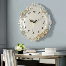 12 Inches Rose Nordic Wall Clock Quartz Needle Bedroom Living Room Kitchen Clock Wall Home Decor White Wall Free Shipping Watche 2024 - buy cheap