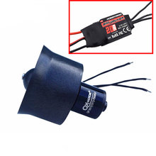 Qx-motor-ventilador de conducto de 30mm, conjunto de 6 aspas EDF con Motor sin escobillas de 14000kv 7000KV y 20A ESC para piezas de accesorios para drones RC, venta al por mayor 2024 - compra barato