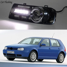 Car flashing 1Pair DRL Daytime Running light For Volkswagen VW Golf 4 MK4 1998 1999 2000 2001 2002 2003 2004 2005 Fog Lamp cover 2024 - buy cheap