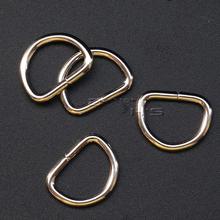 1000pcs/lot 1/2"(12mm) Nickel Plated D Ring Semi Ring Ribbon Clasp Knapsack Belt Buckle 2024 - buy cheap