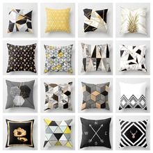 ZENGA Geometric Nordic Cushion Cover decorative cushion Throw Pillow Cover Polyester Cushion Case Sofa Bed Decorative Pillowcase 2024 - buy cheap