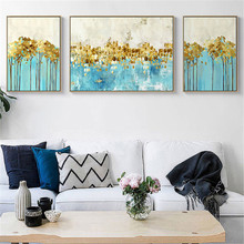 Impresión de Árbol Abstracto para decoración del hogar, pintura de, de salón, imagen minimalista de acuarela 2024 - compra barato