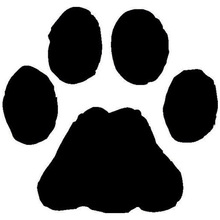 14.1*13.5CM Pet Dog Cat Paw Print Car Window Decorative Stickers Funny Animal Car Accessories C6-1096 2024 - buy cheap