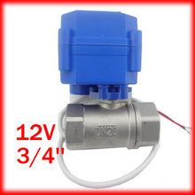 3/4'' Stainless Steel Electric Ball Valve CWX-15Q 12V Voltage,Motor Operated Ball Valve DN20 2024 - buy cheap