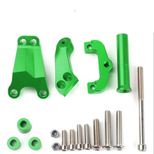 Amortiguador de dirección ajustable para motocicleta, kit de montaje CNC para Kawasaki ER6N 2012, 2013, 2014, 2015 2024 - compra barato