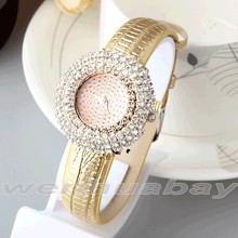 Crystal Rhinestone Fashion Women Watch Leather PU Ladies Watches Girl Dress Quartz Wristwatch Reloj Mujer Relogio Feminino 2020 2024 - buy cheap