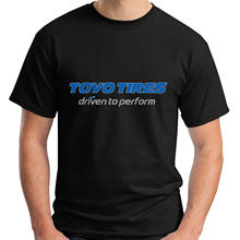 New Toyo Tires Tyres Logo Men's Black T-Shirt Size S-3XL New Fashion T Shirts Graphic Letter 2024 - buy cheap