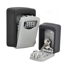 Wall Mount Key Storage Box Organizer Security Keyed Door Lock With 4 Digit Combination Password Zinc Alloy Secret Safe 2024 - buy cheap