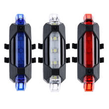 Portable USB Rechargeable Bike Bicycle LED Taillight Rear Safety Warning Light Taillight  Lamp Super Bright Bike Accessories ASD 2024 - buy cheap