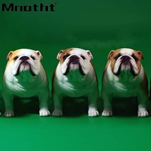 Mnotht-modelo de Bulldog británico Simulita para niños, juguete de acción coleccionable de 12 pulgadas, 1:6, accesorios de Scencia de soldado, regalo para niños, M3n 2024 - compra barato