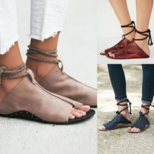 Sooneeya Zapatos Mujer Summer Sandals Women Flats Ladies Gladiator Shoes Woman Ankle Strap Chaussure Femme Rivet Beach Shoes 2024 - buy cheap