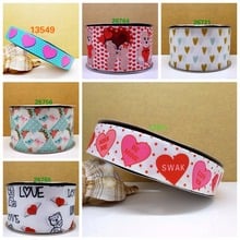 Free shipping 50 yard per size printed grosgrain ribbon 26765 2024 - buy cheap