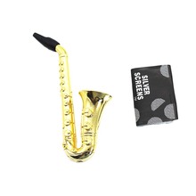 1pcs Creative Small Saxophone Portable Smoking Pipes Metal Tobacco Pipe Hookah Portable Smoke Tobacco Herb Smoking Pipes 2024 - buy cheap