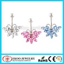 Butterfly Belly Button Ring Beautiful and New Style Navel Belly Bar Body Jewelry 2024 - buy cheap