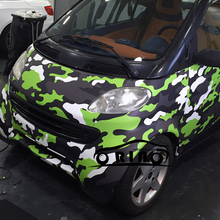 Green Black White Snow Camouflage Vinyl Film Car Wrap Sticker Adhesive Vehicle Motorcycle Camo Foil Wrapping Decal 2024 - buy cheap