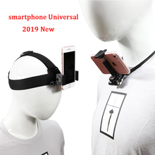 For Iphone Huawei Xiaomi head fixed first angle shooting bracket Mount head-mounted hanging neck mobile phone holder Accessories 2024 - buy cheap