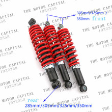 high quality red big bulls ATV accessories front 305/325/350mm and rear 285/305/325/350mm shock absorber 2024 - buy cheap