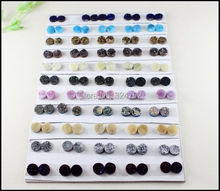 10pcs 10mm Titanium Crystal Quatrz Natural Stone Loose Beads in mix Color,charm Gem stone Beads Jewelry Findings 2024 - buy cheap