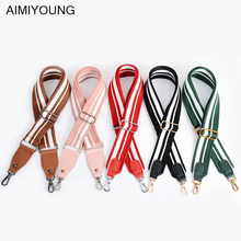 Aimiyoung saco cinta bolsa cinto de ombro largo alça alça de substituição acessórios sacos parte cinto ajustável para saco 130cm 2024 - compre barato