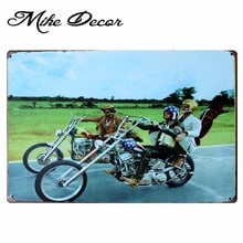 [Mike86] placas fáceis de piloto, motor, sinais de metal, presente, arte pub, pintura de parede, pôster artesanal, decoração de espaço americano, encomenda composta, 20*30 cm 2024 - compre barato