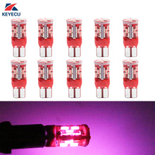 KEYECU-bombilla LED de repuesto para coche, luz de liquidación lateral de marcha atrás, T10, 194, 168, W5W, violeta, 30SMD, 4014 2024 - compra barato
