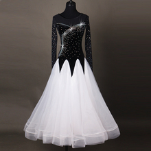 Faldas de baile de salón para mujer, nuevo diseño moderno de vals, Tango, vestido de competición estándar, MQ026, 2019 2024 - compra barato
