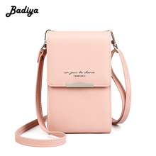 Elegant Solid Women's Shoulder Bags Leather High Capacity Hasp Mobile Phone Packing Crossbody Bag Ladies Pu Leather Flap Girl 2024 - buy cheap