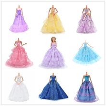 Hecho a mano elegante encaje Multi capas vestido de novia muñeca Zapatos Ropa para muñeca accesorios florales de lujo muñecas 2024 - compra barato