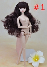 Birthday Gift Kids Toy 12 Movable Joints Doll For 11.5" Doll House 1/6 Doll Body + Head With Long Hair Doll 2024 - buy cheap