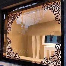 Novo 4 pçs janela de parede banheiro quarto espelho de vidro arte adesivo papel removível decalque decoração 2024 - compre barato