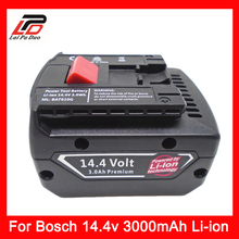 Bateria de íon de lítio recarregável, 14.4v, 607 ah, ferramenta elétrica de substituição, para bosch bat607 bat607g bat614 bat614g 2 336 224 2024 - compre barato