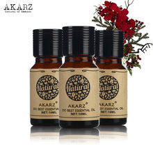 Tea tree Lavender Rose essential oil sets AKARZ Famous brand For Aromatherapy Massage Spa Bath skin face care 10ml*3 2024 - buy cheap