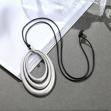 Vintage Jewelry Long Necklace Women Chunky necklaces & pendants Suspension Chokers Black Goth Chains Charm Pendants Jewellery 2024 - buy cheap