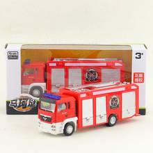 Free Shipping/RMZ City/1:64 Scale/Diecast Toy Model/MAN Fire Engine Truck/Educational Car/Collection/Gift For Children 2024 - buy cheap