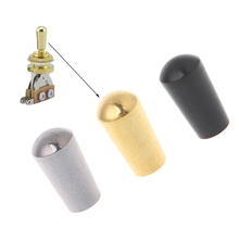 Internal Thread 3.5mm Brass Electric Guitar Toggle Switches Knobs Tip Cap Button 2024 - buy cheap