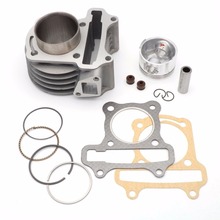 Gravangqiao-kit de anéis de pistão para cilindro e scooter, 47mm, compatível com gy6, 50cc, 80cc, 4 tempos, atv, 139qma 2024 - compre barato