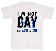 2019 Summer Fashion Men O-Neck T Shirt I'm Not GayFunny Humour Pride Mens Womens Cotton T-Shirt T shirt 2024 - buy cheap