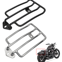 Black Chrome Rear Plated Luggage Rack Support Shelf Solo Seat Fits For Harley Sportster 883N 1200 XL 2004-2015 2024 - buy cheap