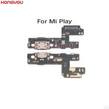 Placa de base para carregamento usb, conector flexível de porta jack para xiaomi mi play 2024 - compre barato