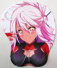 2019 nova versão anime Japonês silicone 3d mouse pad tecido Lycra pulseiras Criativa Dos Desenhos Animados sexy Peito mouse pad mouse pad 2024 - compre barato